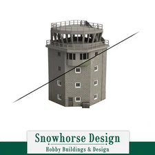 Air Control Tower (Unpainted) | Military Collection (HO Scale)