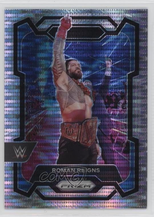 2024 Panini Prizm WWE Pulsar Prizm 27/499 Roman Reigns #191 jc3