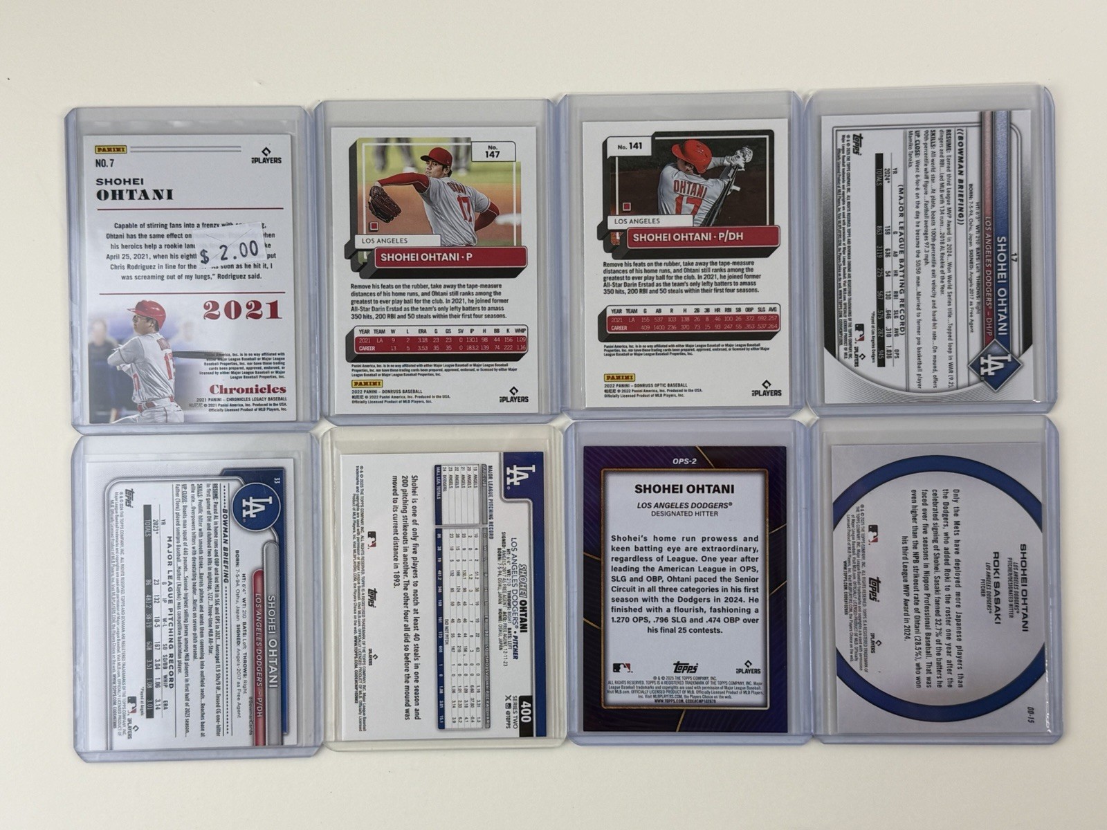 Shohei Ohtani 40 Card HUGE LOT Inserts, Parallels, And More Dodgers & Angels