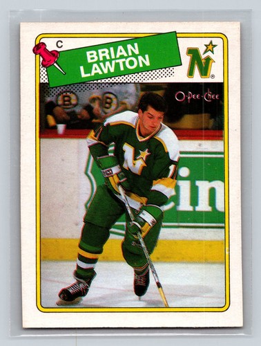 Brian Lawton #20 1988 O-Pee-Chee card