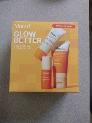 Murad Glow Better Brightening Discovery Kit, Skincare Set (3 pieces inside)