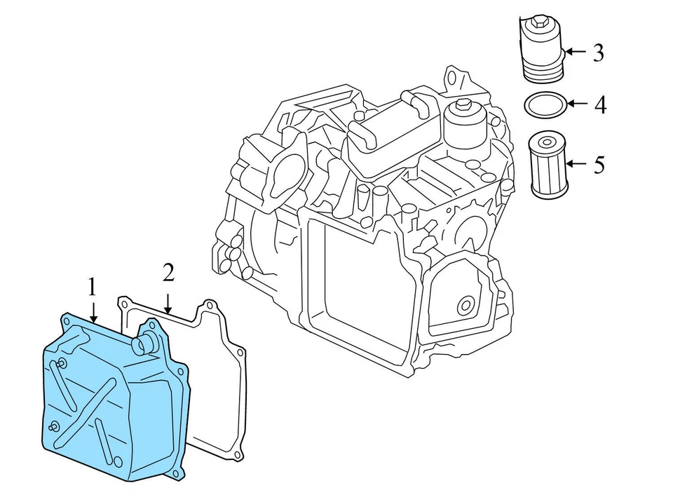 2004-2023 AUDI TT QUATTRO - Transmission OIL PAN 02E325201D - Image 4 of 4