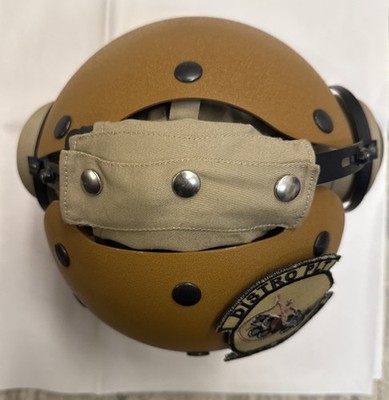 Rare! Navy Helmet 6 3/4 Cloth Impact Resistant Flight Deck Crewman