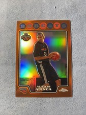 Alexis Ajinca 2008-09 Chrome Orange Refractor #199 /499