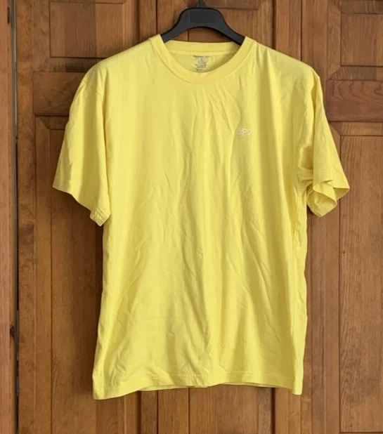 Reebok Men's T-Shirt - Yellow - S