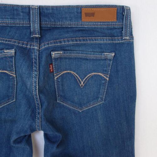Womens Levi's DEMI CURVE SKINNY Stretch Skinny Blue Jeans W28 L32 Size 8 - Picture 3 of 8