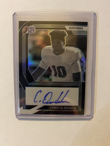2022 Leaf Pro Set CHRIS OLADOKUN Autogramm 18/20 schwarz