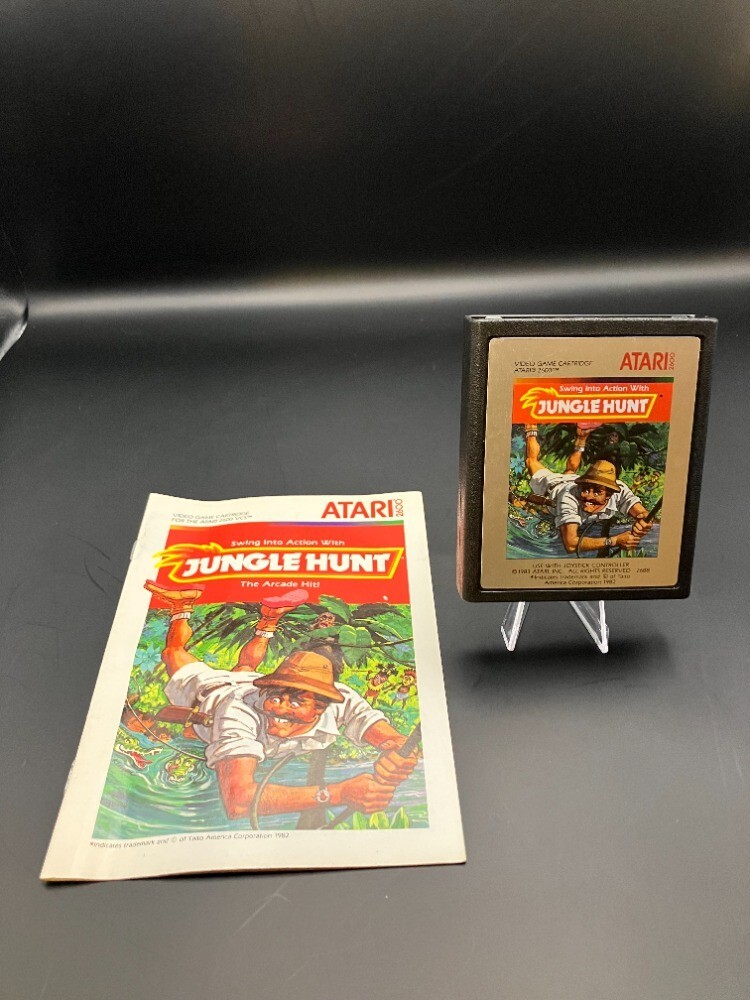 1983 Atari 2600 Jungle Hunt with manual