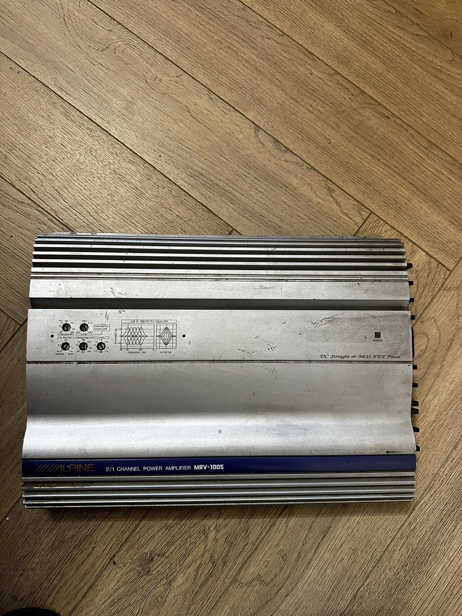 キッカーウーハー 廃盤レア アンプALPINE MRV-1005 配線は別売 MRV