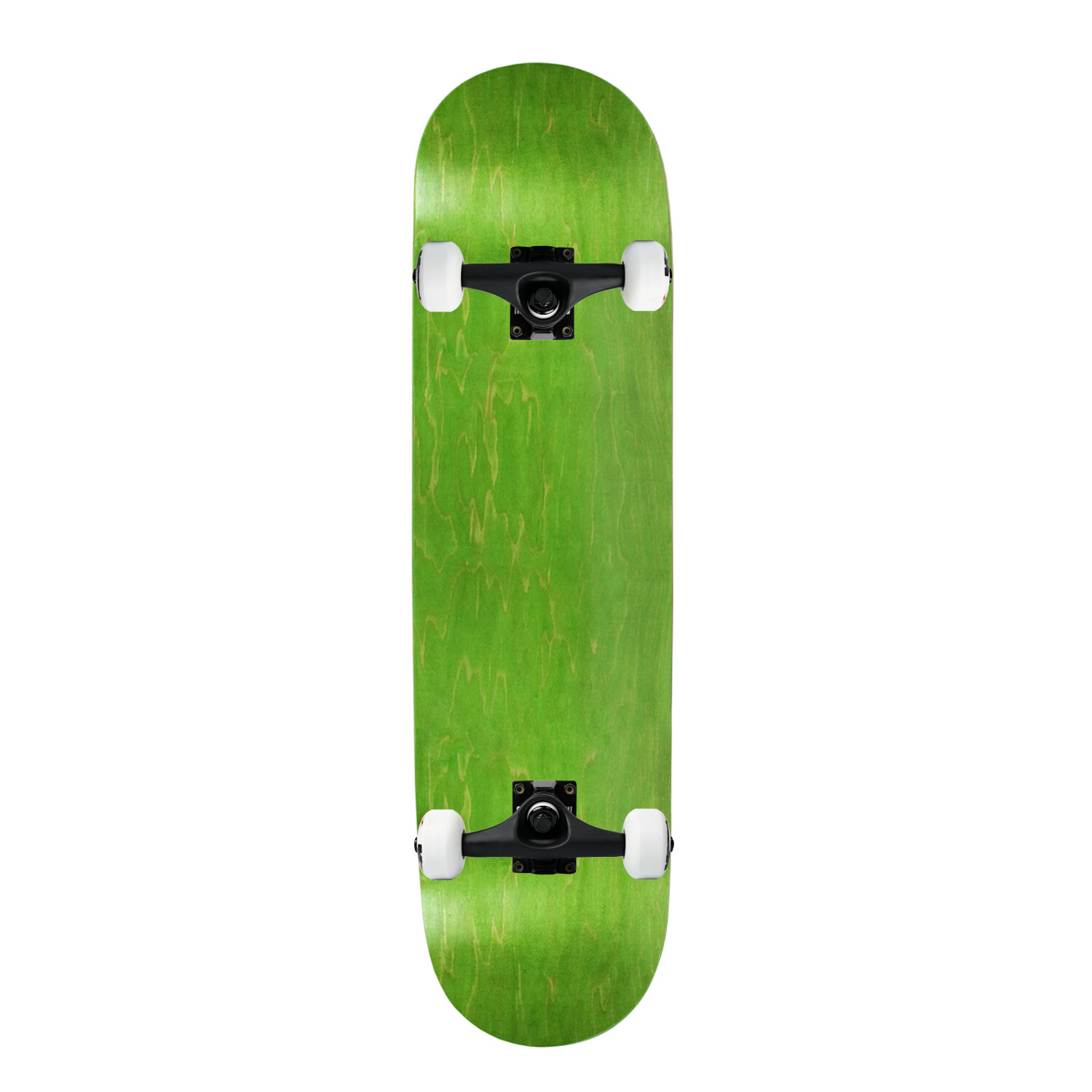 Moose Complete Skateboard Stained Green 8.5" Black/White Assembled