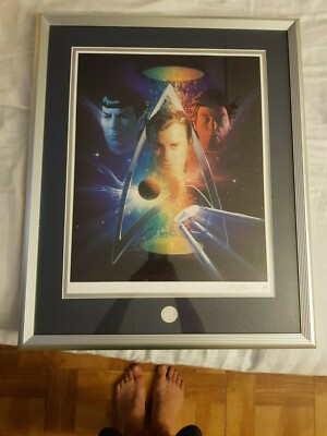 Star Trek 30 years Lithograph signed by Matthew peak