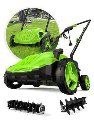 12 Amp Dethatching Machine Lowes NEW Electric Dethatcher Scarifier