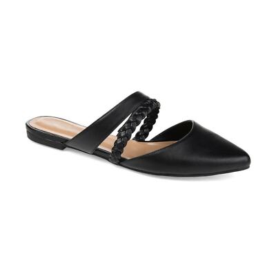 Journee Collection Woman s Olivea Comfort Foam Slip-On Almond Toe Mules Flats 9