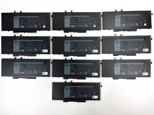 Lot (10) Dell Latitude 5400 5500 Precision 3540 68Wh Battery 4GVMP Excellent