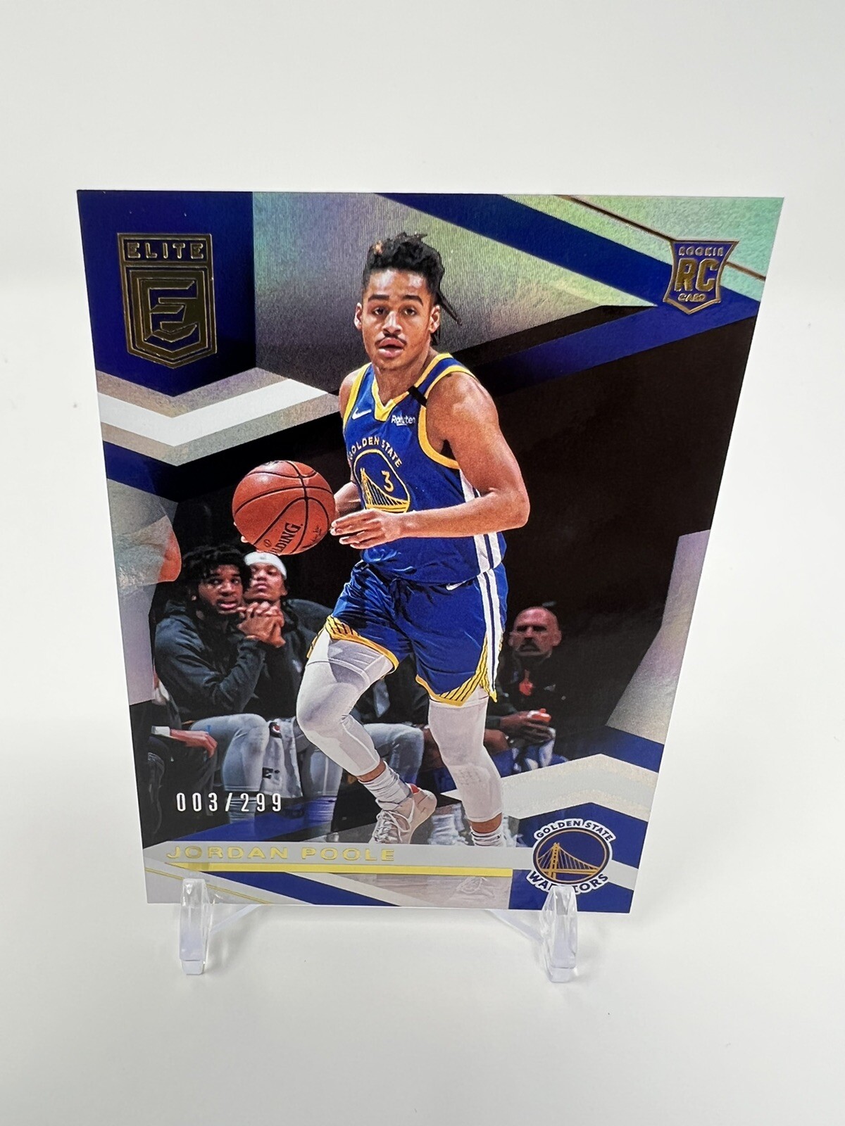 2019-20 panini elite basketball Jordan Poole rookie /299 🏀🔥