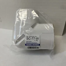 INABA DENKO SC-77-W ELBOW; SLIMDUCT  90 DEG. VERTICAL ELBOW Box Of 10