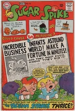 Sugar and Spike Comic Book #76 DC Comics 1968 Sheldon Mayer Art VERY GOOD+