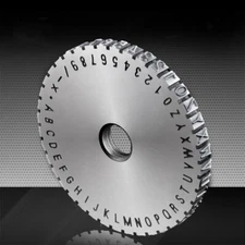 Character Plate Font Wheel Gear for Manual steel embossing machine Embosser