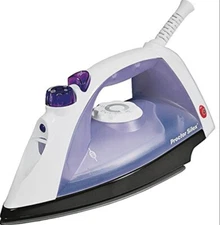 Proctor Silex Non-Stick Adjustable Steam Iron Mist Spray Steam-Burst w/Manual