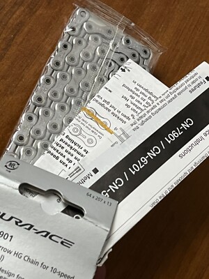 パーツ SHIMANO CHAIN CN-7901 10s Shimano Dura Ace SUPER NARROW HG Chain CN-7901 10 Speed New
