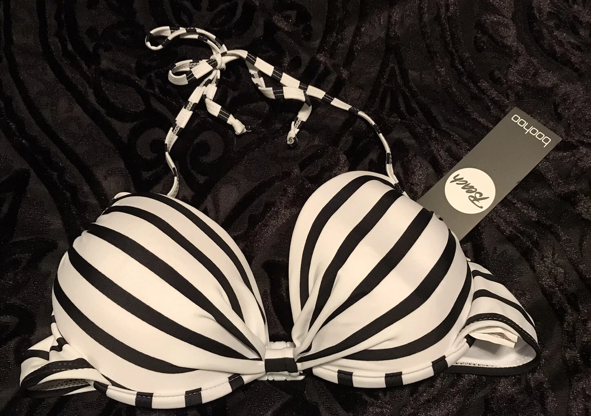 Black bikini store boohoo