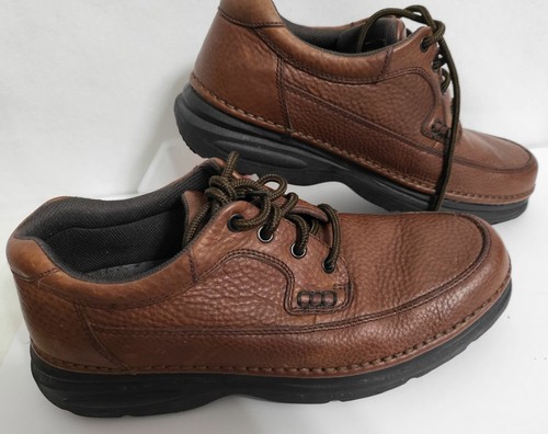 Oxford Shoes Brown Leather Comfort Gel 