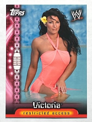Victoria 2006 Topps WWE Insider Restricted Access Divas Bikini SP #D12