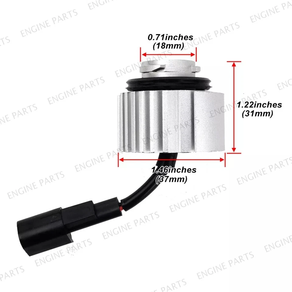 1Pair Yellow/White L1B LED Front Fog Light Bulbs For Honda Accord Acura Integra - Image 3 of 4
