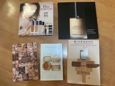 5 Foundation Samples - Giorgio Armani, RMS Beauty, Estee Lauder, Dior, Givenchy