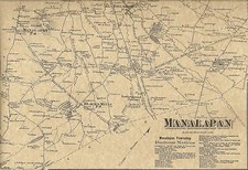 Englishtown Yorketown Manalapan NJ 1873 Maps with Homeowners Names Shown