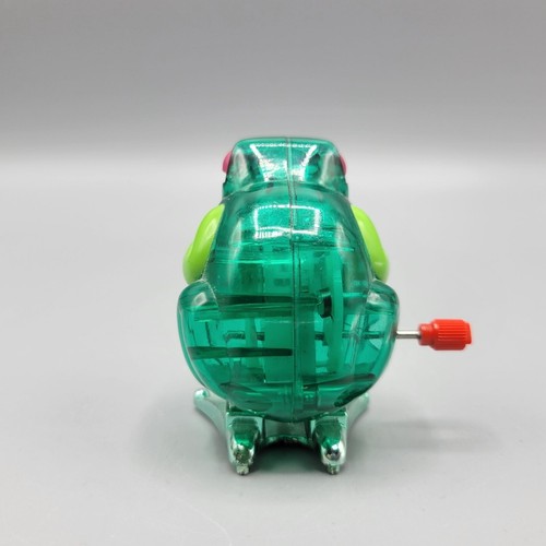 Plastic Wind-Up Jumping Frog Toy Tested & Works Collectible Item TOMY 2010 - Picture 5 of 12