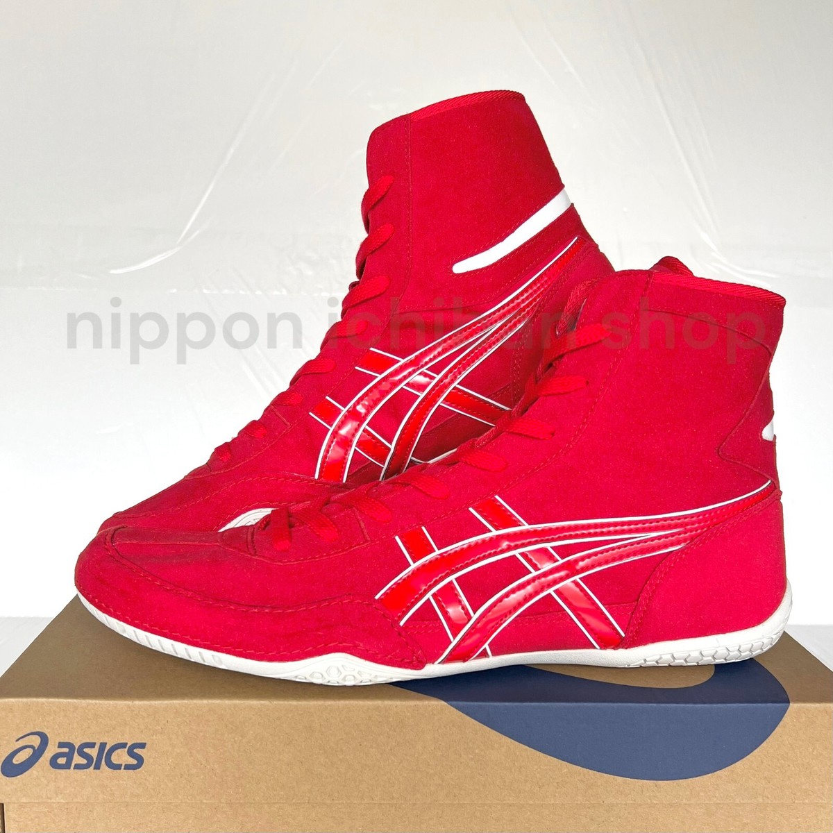 アシックス レスリングシューズ レッド EX-EO (TWR900) #545 アシックス レスリングシューズ レッド EX-EO (TWR900) #545