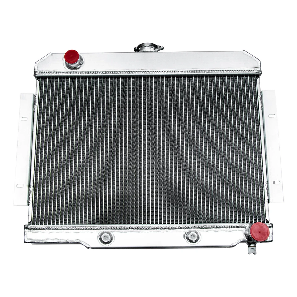 3 Row Aluminum Radiator For 1972-1986,1974 Jeep CJ5 CJ6 CJ7 Chevy V8 Foto 4 de 4