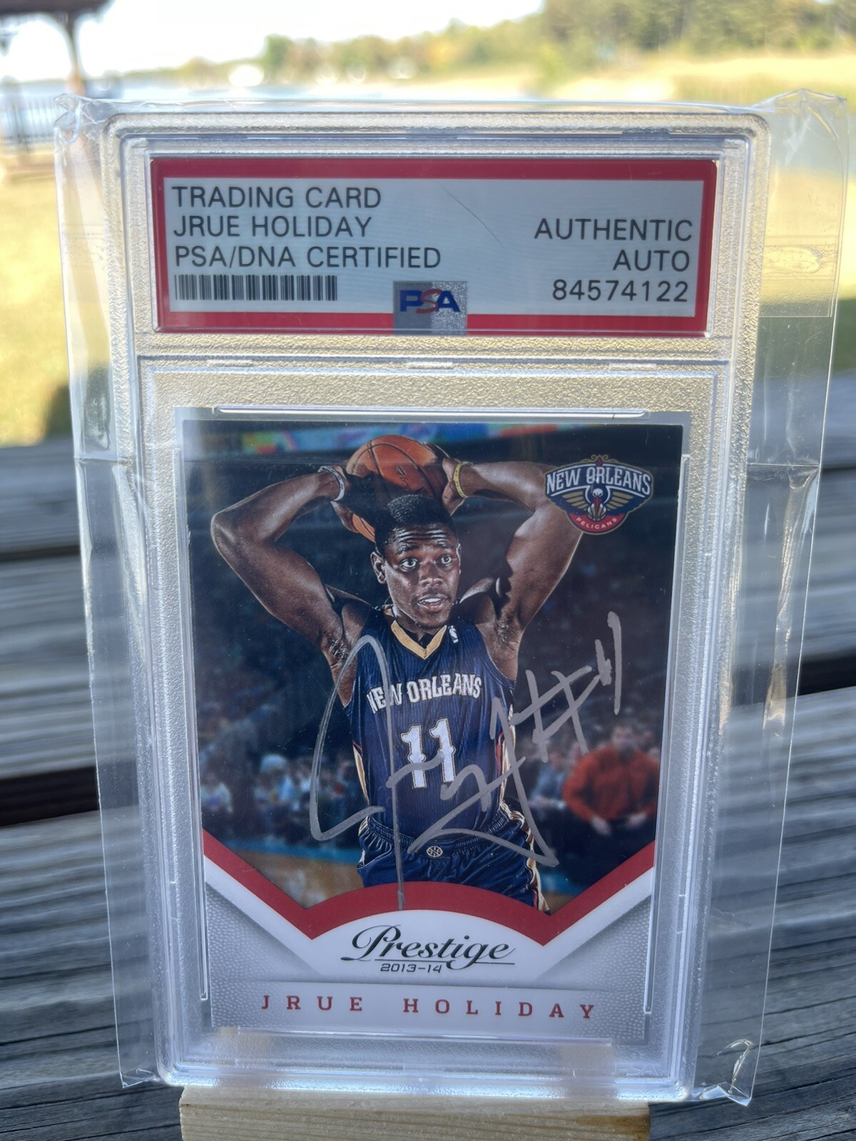 Jrue Holiday Autographed Signed 2013 Prestige PSA AUTHENTIC 