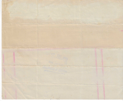 1898 Receipt, Morse & Stanley, General Merchandise, Centre Harbor New Hampshire - Picture 2 of 2