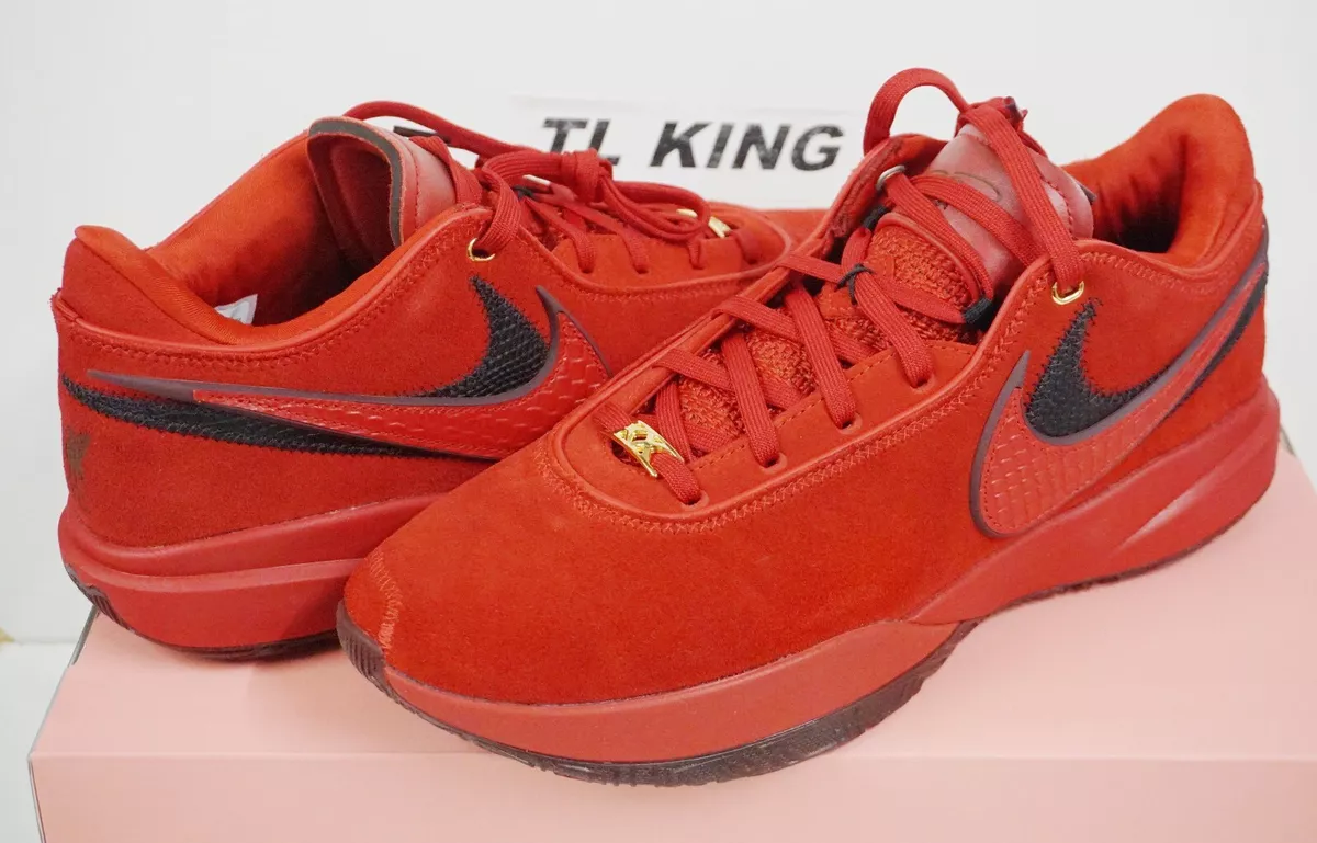 Red suede lebron 1 clearance
