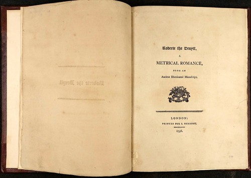 1798 HERBERT - ROBERT DIABLE DEVIL SON - METRICAL MYTHOLOGY MANUSCRIPT - PLATES - Picture 5 of 23