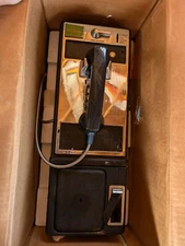 Vintage Phone Booth Payphone Telephone Untested