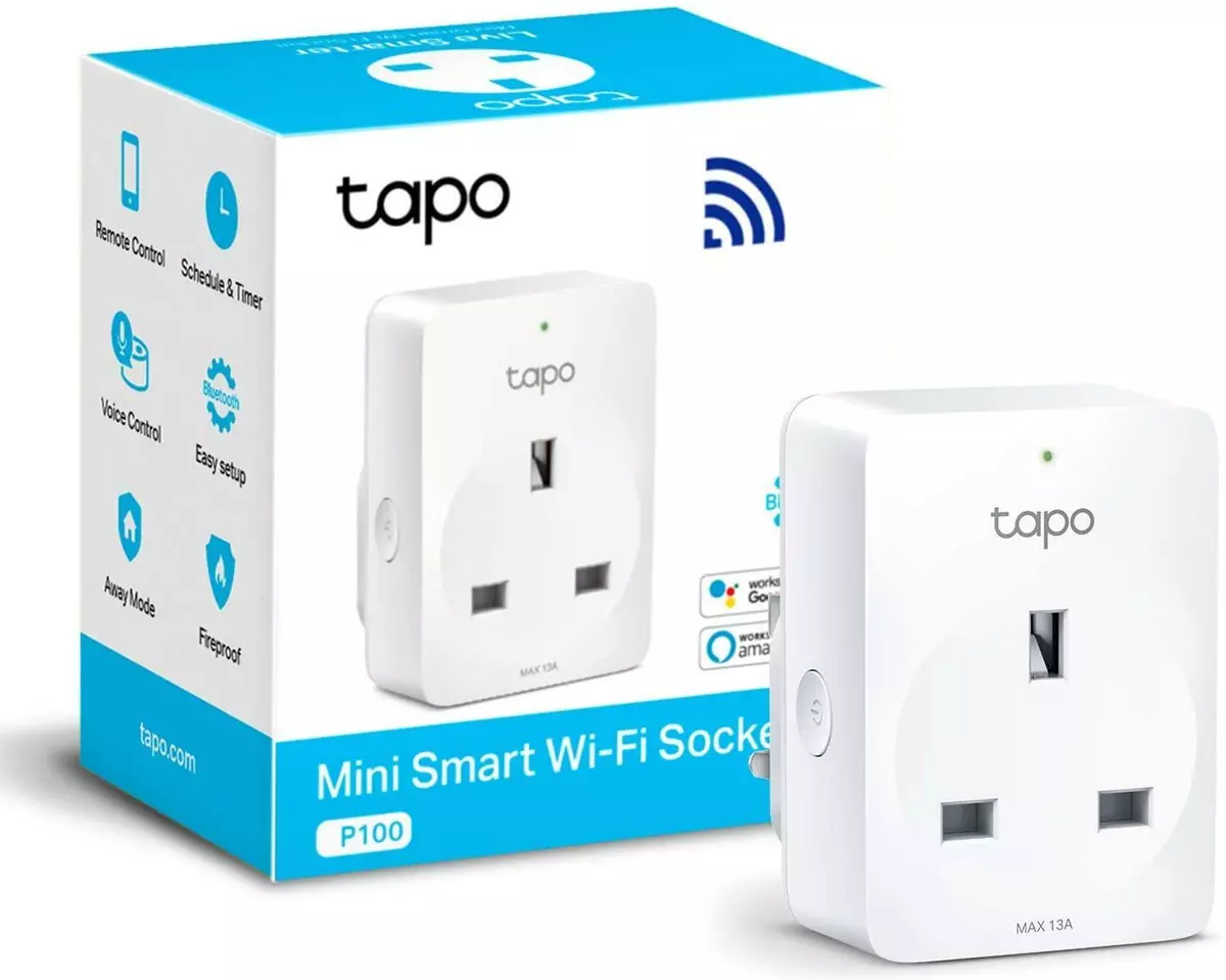 TP-Link Tapo Smart Plug Mini, Smart Home Wifi Outlet Works with