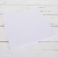Premium Felt Sheets 10 Pack - 12" x 12" - White - Soft Wool-Like 1.2mm