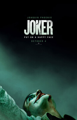 AA2480 Joker Film By Todd Phillips 2019 DC Movie Poster 11x17