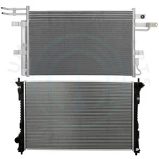 Radiator & AC Condenser Cooling Kit For 2013 14-2018 Ford Taurus SEL 3.5L V6