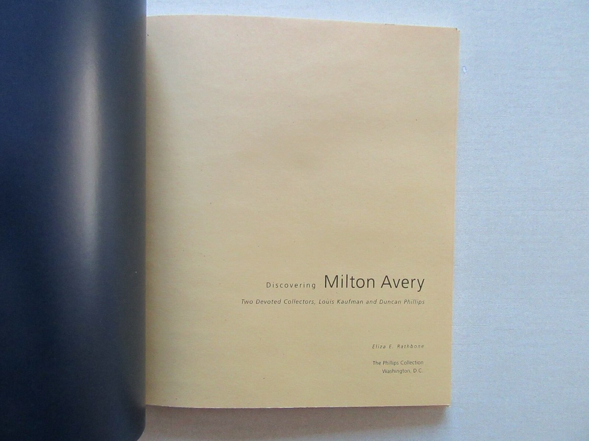 Discovering Milton Avery Exhibit Catalog - The Phillips Collection