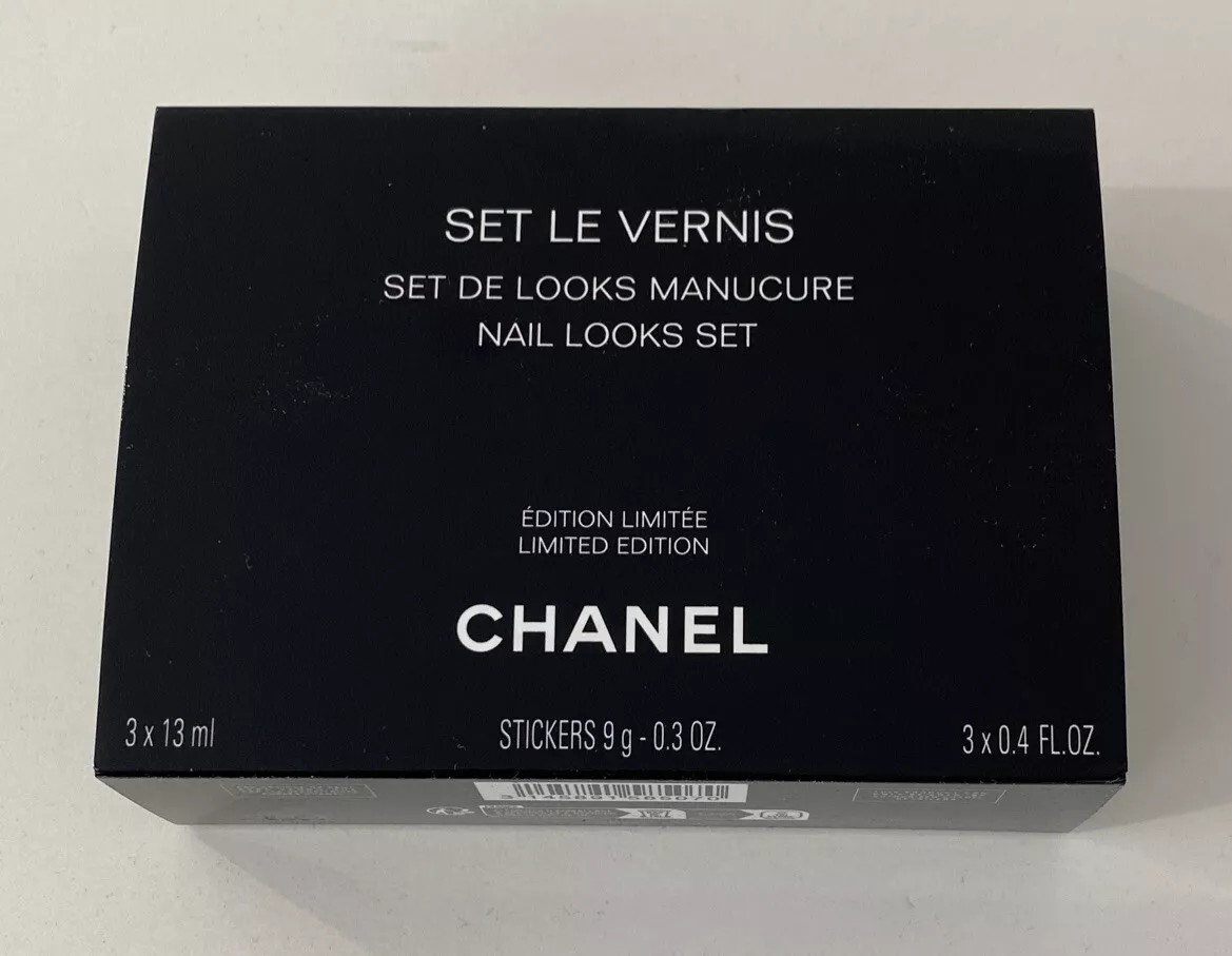 CHANEL MANICURE Set Le Vernis Limited Edition Nail Stickers New