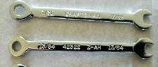 SMOOTH CRAFTSMAN MIDGET MINI SAE IN COMBINATION  WRENCH SELECT 5/32 TO  1/2 INCH