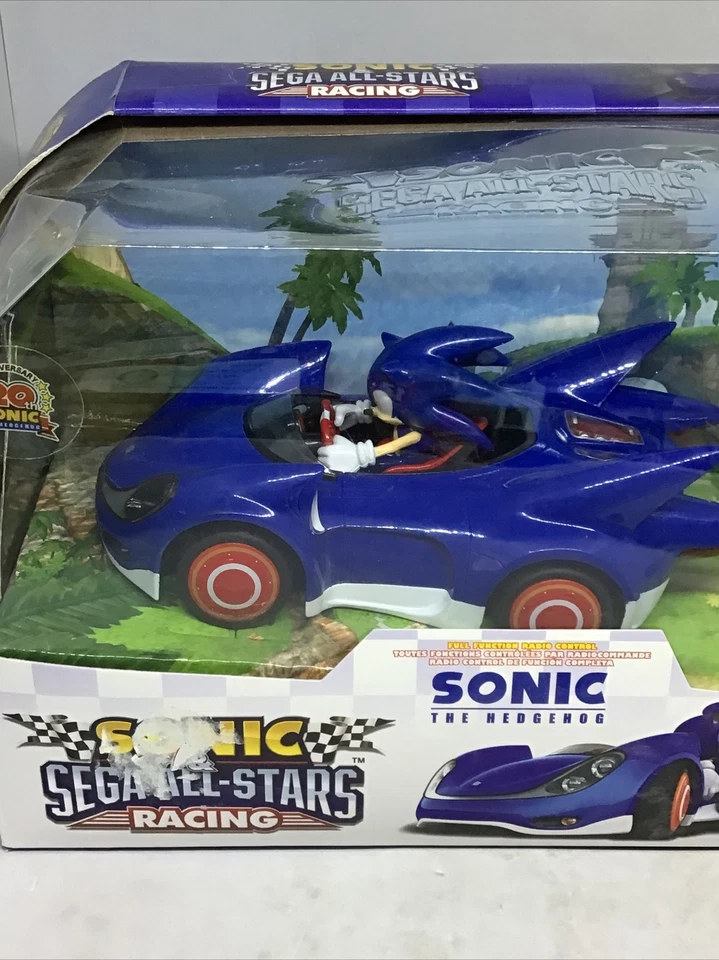 NIB 2011 NKOK,Inc. Sonic & SEGA All-Stars Racing Remote Control Race Car *RARE* - Image 2 of 4