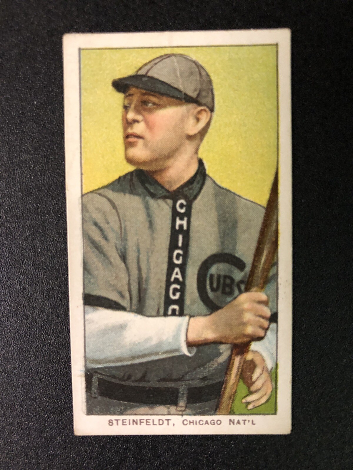 1909-11 T206 Harry Steinfeldt; light crease, well-centered, clean card