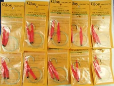 Hot UV Red - C-Joy Plankton - Wholesale set of 10 salmon trolling lures