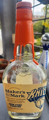 empty maker's mark bottle New York Knicks limited edition | eBay