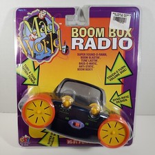Mad World Boom Box Radio By DSI Toys, Inc., Model 45151, AM-FM Bands NEW SEALED